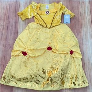 DISNEY STORE PRINCESS BELLE COSTUME DRESS